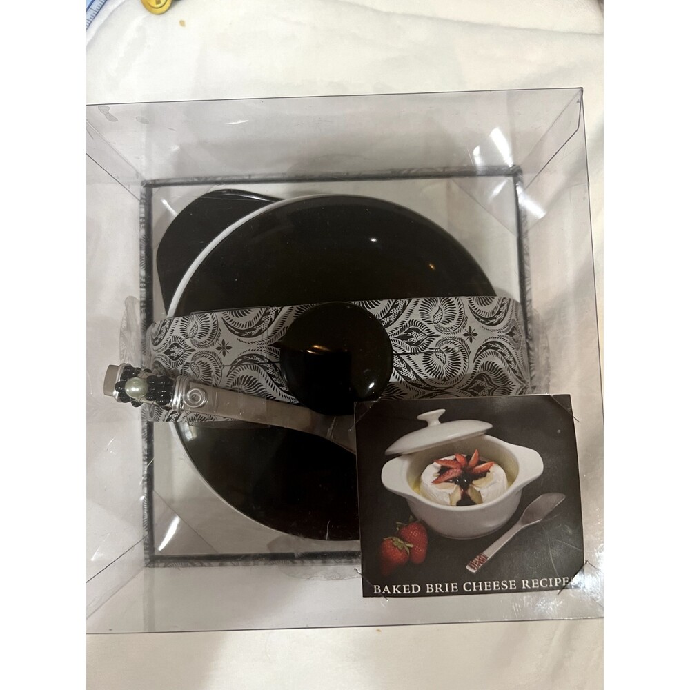 Wild Eye Baked Brie Cheese Baker Set With Recipes